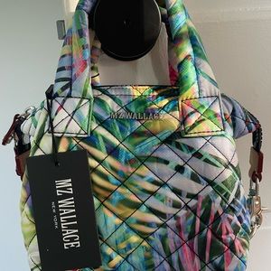 NWT MZ Wallace Micro Sutton Summer Palm